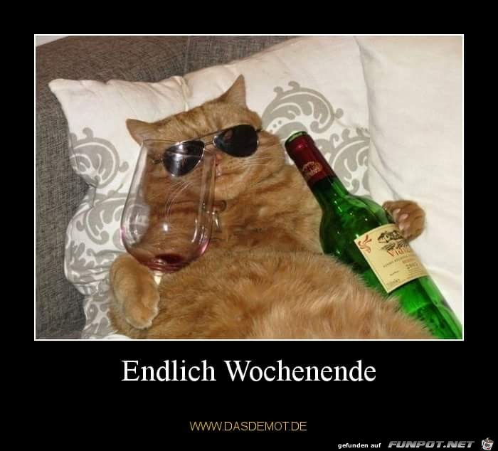 Endlich Wochenende