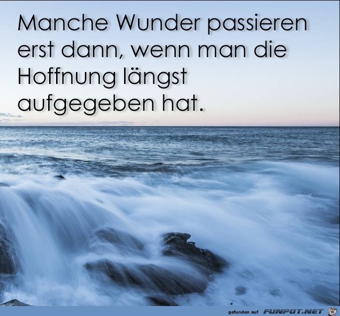 Manche Wunder