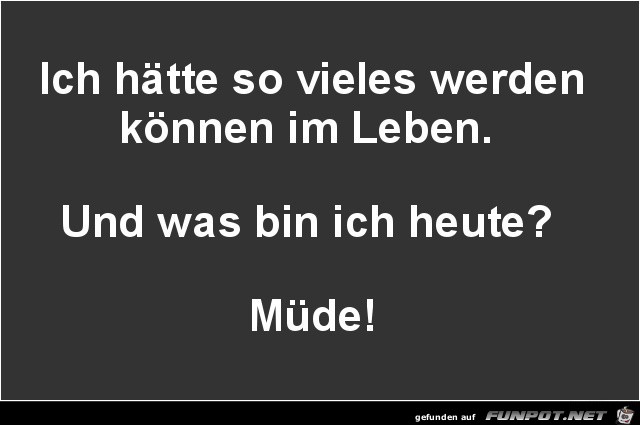 so vieles werden koennen...... so vieles werden koennen......