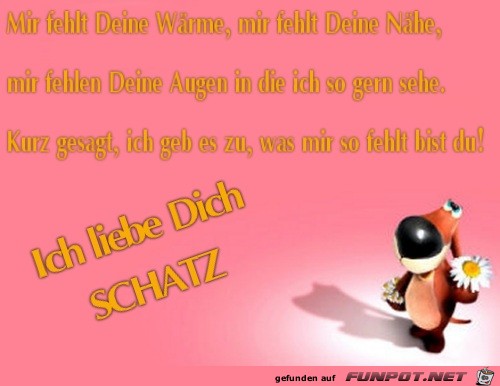 mir fehlt deine Waerme...... mir fehlt deine Waerme......