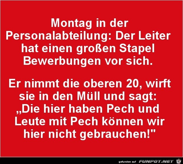 Bewerbungen.... Bewerbungen....