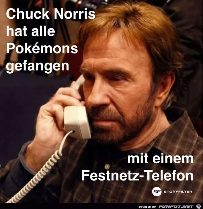 Chuck Norris hat alle Pokmons...