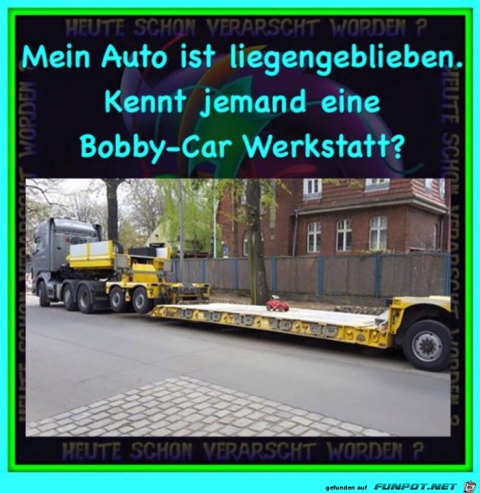 Mein Auto ist liegengeblieben