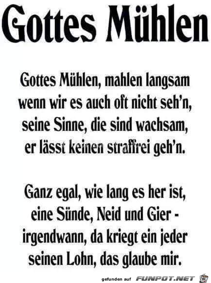 Gottes Muehlen