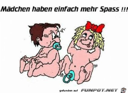 Maedchen haben einfach mehr spass Maedchen haben einfach mehr spass