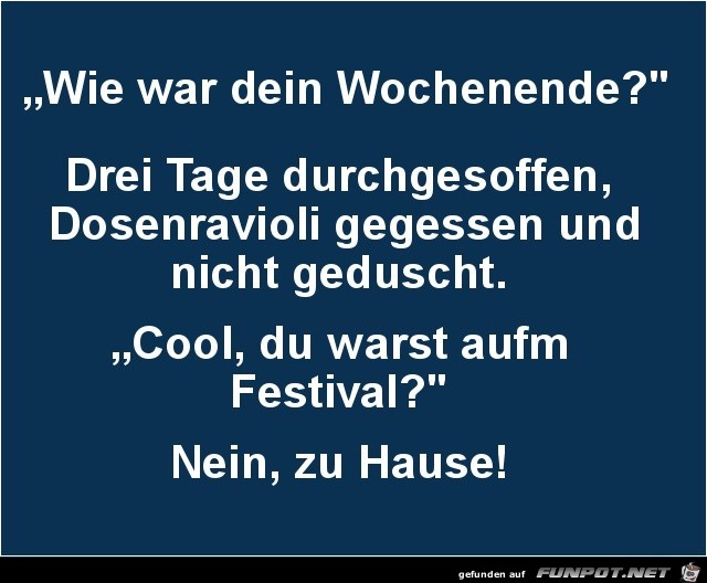 super Wochenende.....