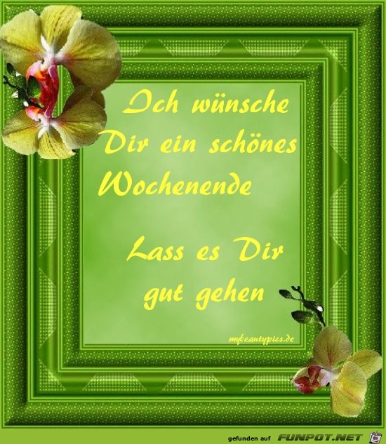 schoenes wochenende......