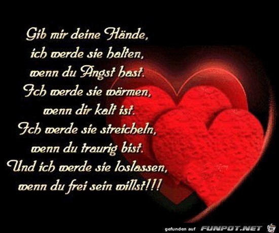 gib mir deine Haende.....