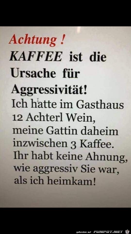 Achtung! KAFFEE