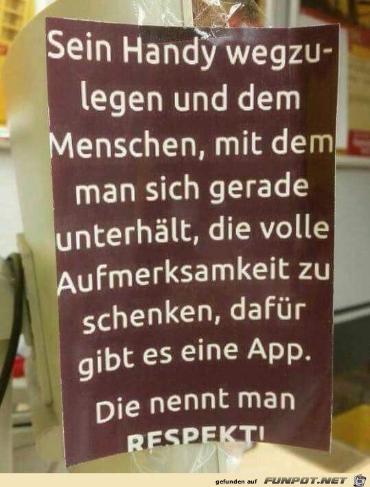 Es gibt eine neue App