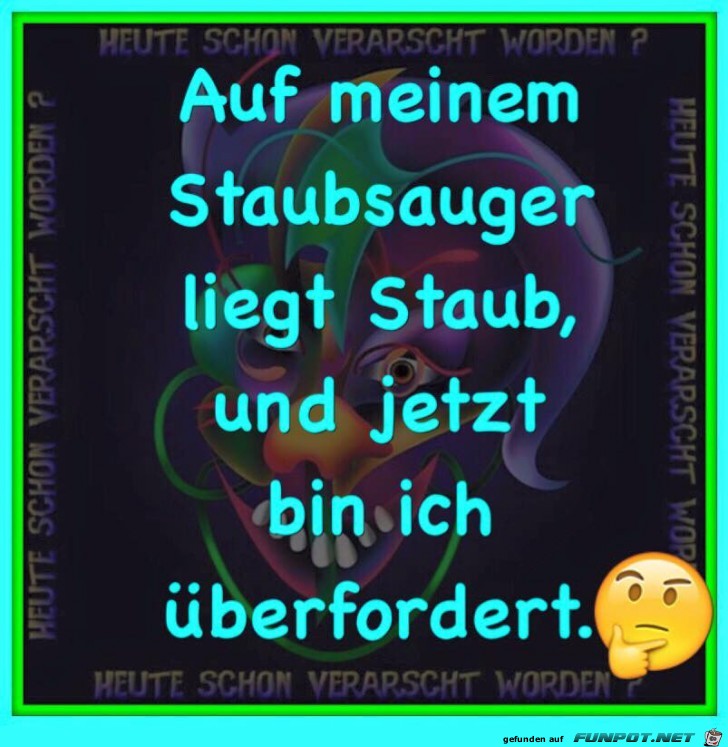 Auf meinem Staubsauger Auf meinem Staubsauger