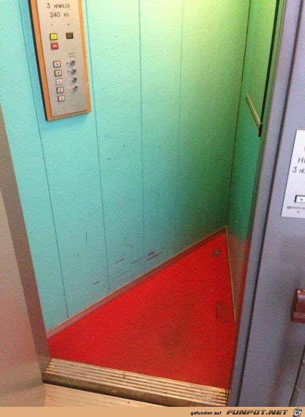 Der wohl kleinste Aufzug
