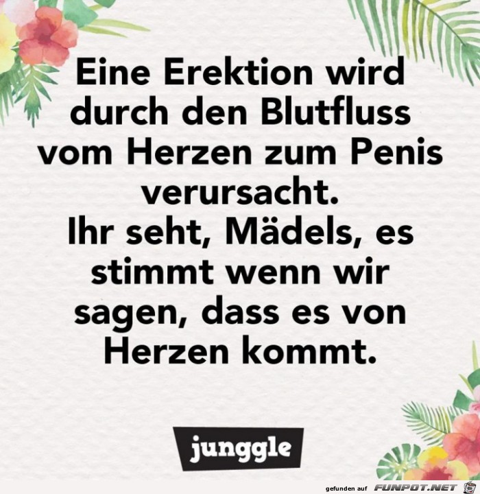 Es kommt von Herzen