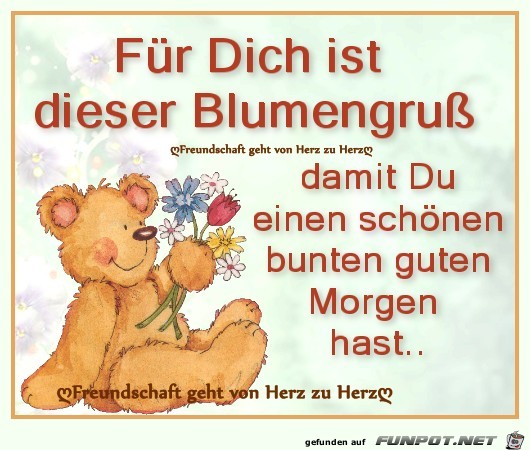 Fuer dich ein Blumengruss