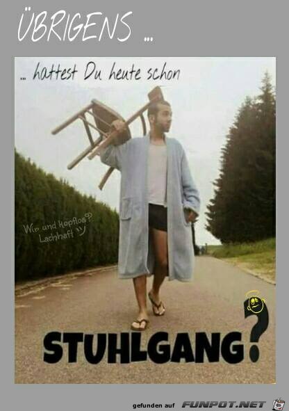 Stuhlgang