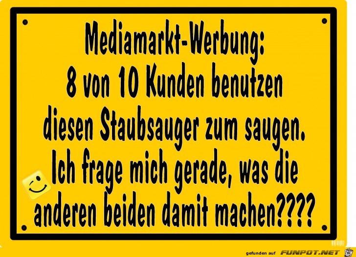 Schild Werbung