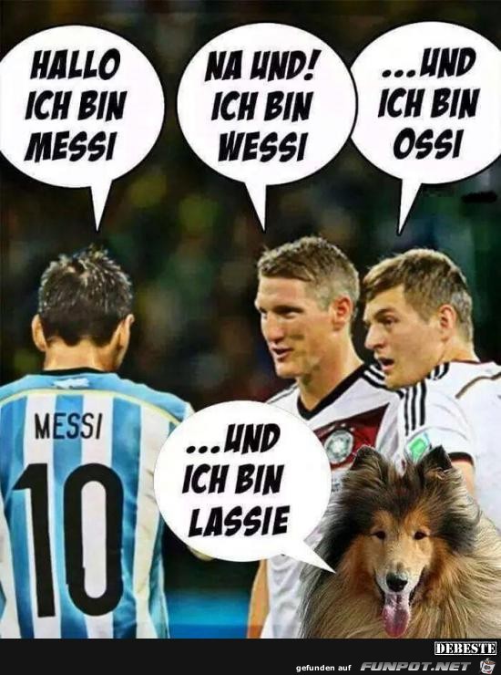 Hallo ich bin MESSI......