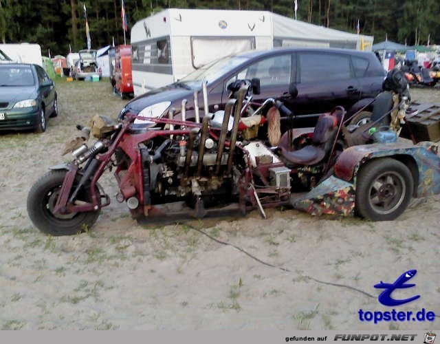 ungewöhnliches Motorrad ungewöhnliches Motorrad