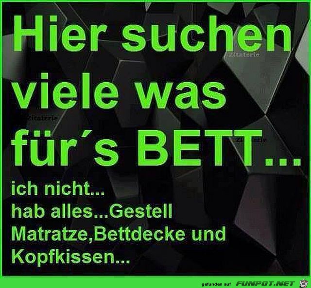 Hier suchen viele was fuer das Bett Hier suchen viele was fuer das Bett