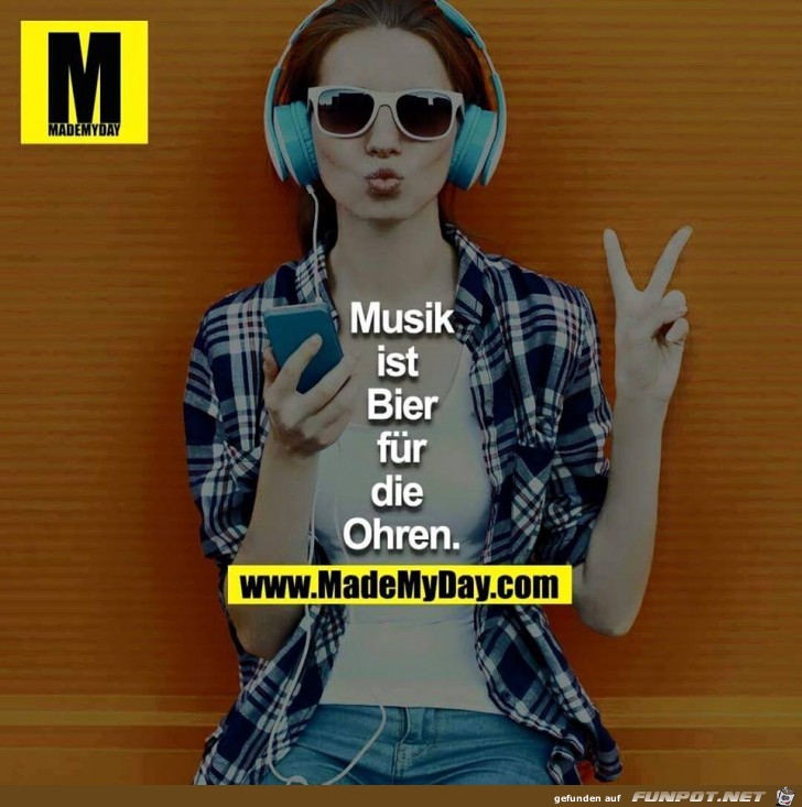 Musik ist Bier fuer die Ohren Musik ist Bier fuer die Ohren