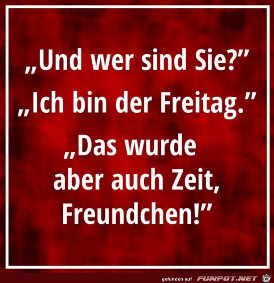 und wer sind sie....... und wer sind sie.......
