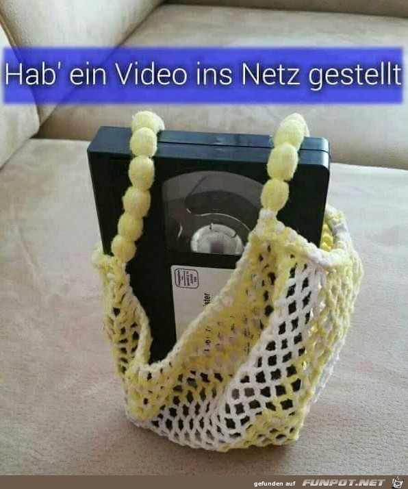 Hab' ein Video ins Netz gestellt