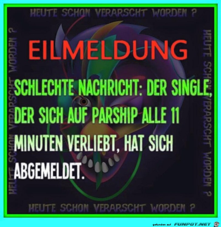 Eilmeldung - Schlechte Nachricht...