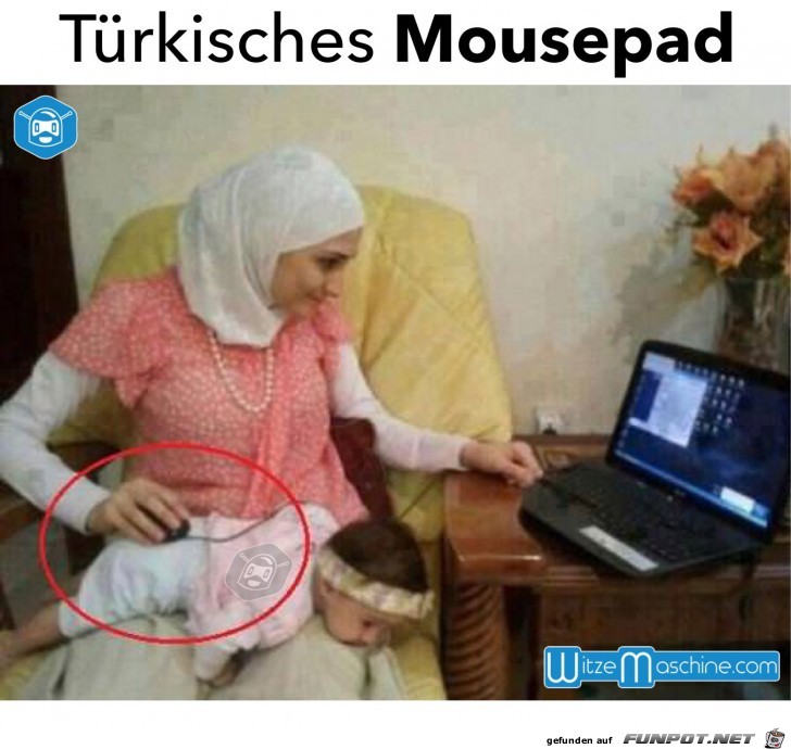 Tuerkisches Mousepad