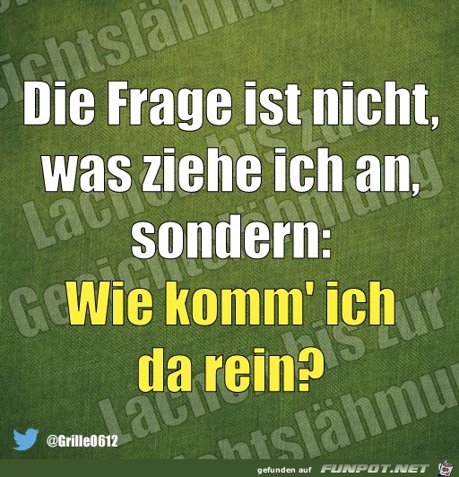 Die Frage ist nicht