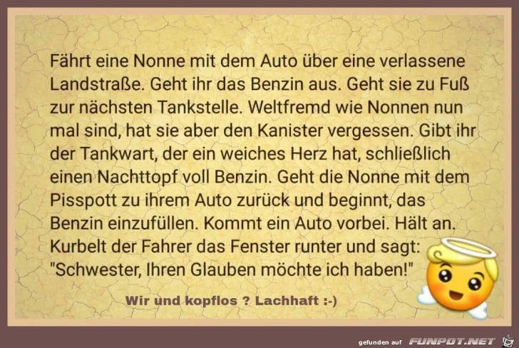 Faehrt eine Nonne