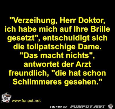 Verzeihung, Herr Doktor...