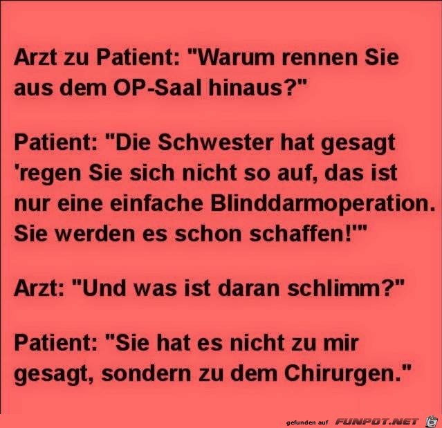 Arzt zu Patient