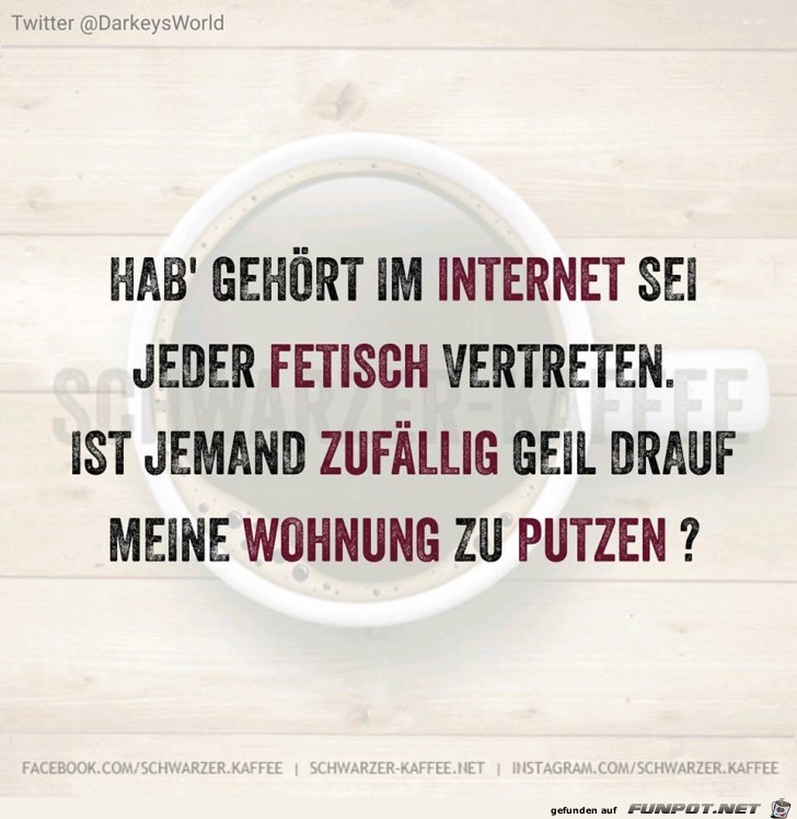 Hab gehrt im Internet sei....