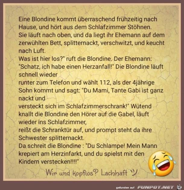 Eine Blondine Eine Blondine
