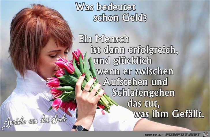 Was bedeutet schon Geld Was bedeutet schon Geld