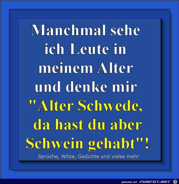 Leute in meinem Alter