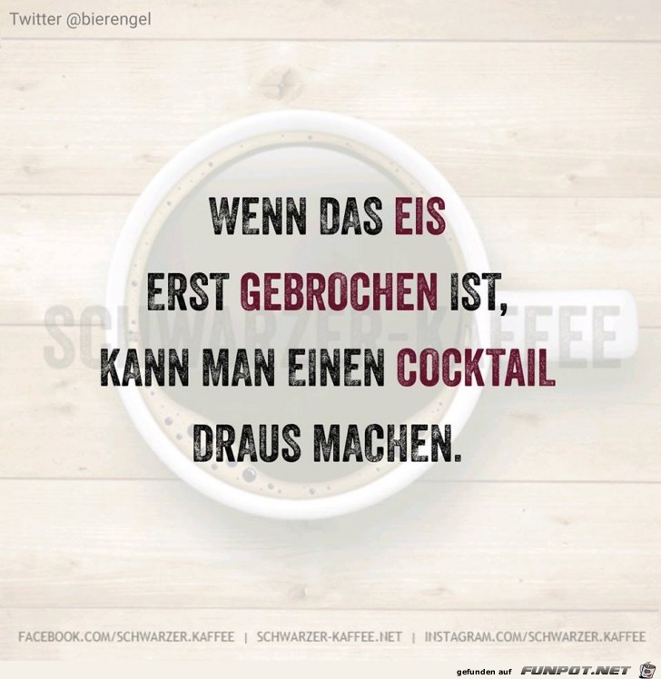 Wenn das Eis erst gebrochen ist Wenn das Eis erst gebrochen ist