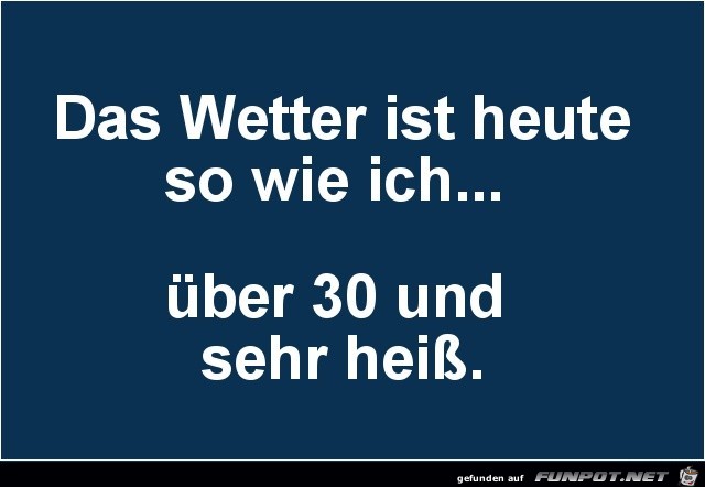 das Wetter ist heute...... das Wetter ist heute......