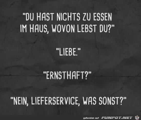 nichts zu essen...... nichts zu essen......