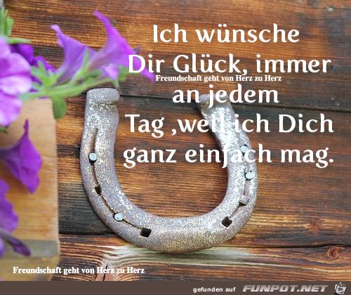 Wuensche dir Glueck Wuensche dir Glueck