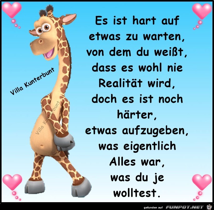 Es ist hart