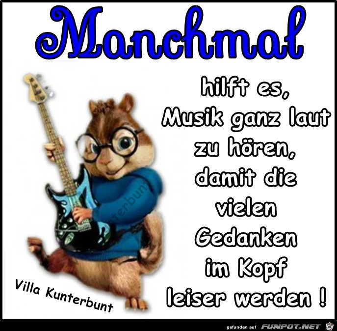 Manchmal hilft es