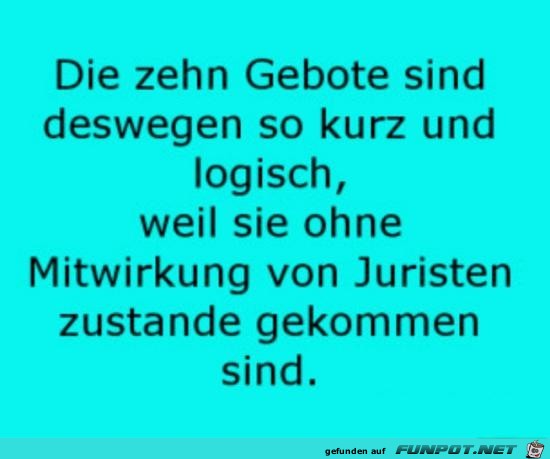 die 10 Gebote...... die 10 Gebote......