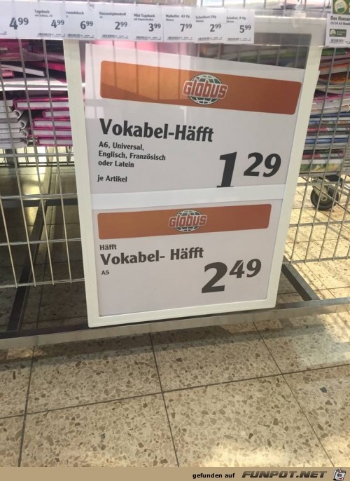 Vokalbel-Heft