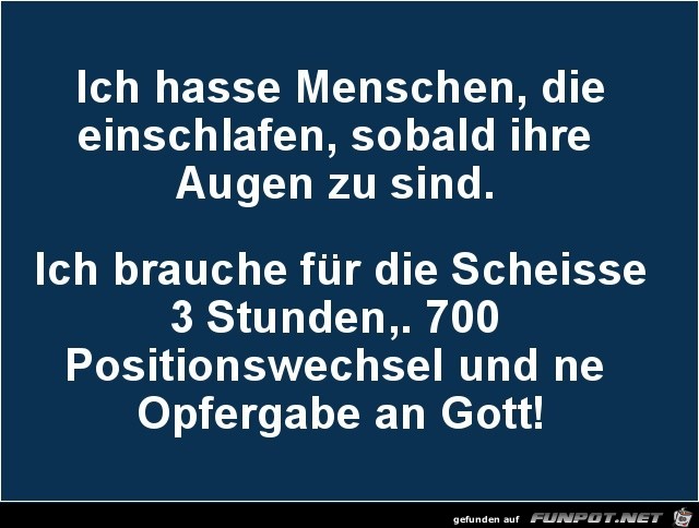 schnell einschlafen...... schnell einschlafen......