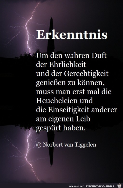 Erkenntnis... Norbert v. Tiggelen Erkenntnis... Norbert v. Tiggelen