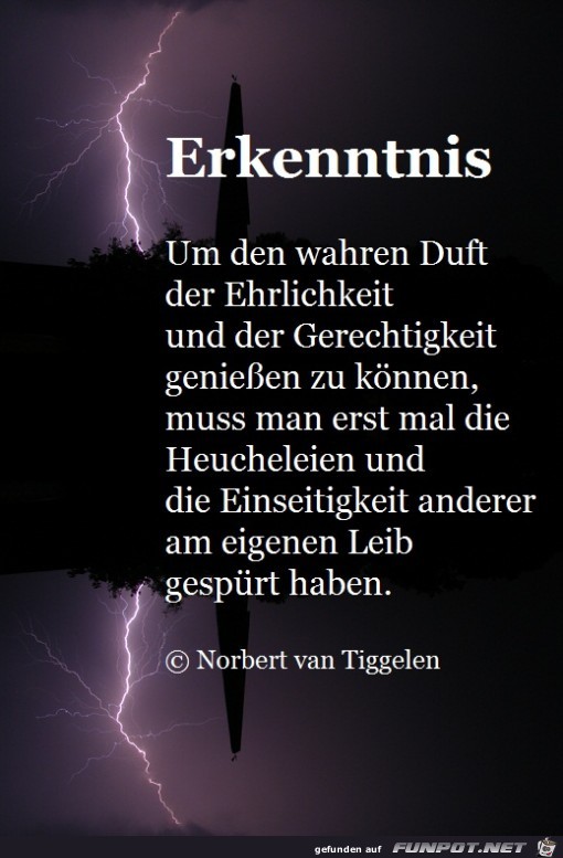 Erkenntnis... Norbert v. Tiggelen