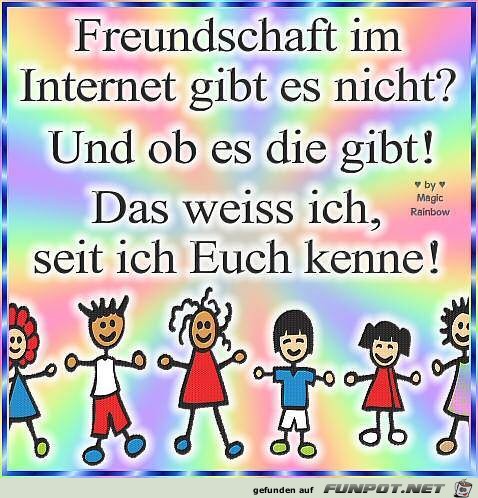 Freundschaft im Internet...