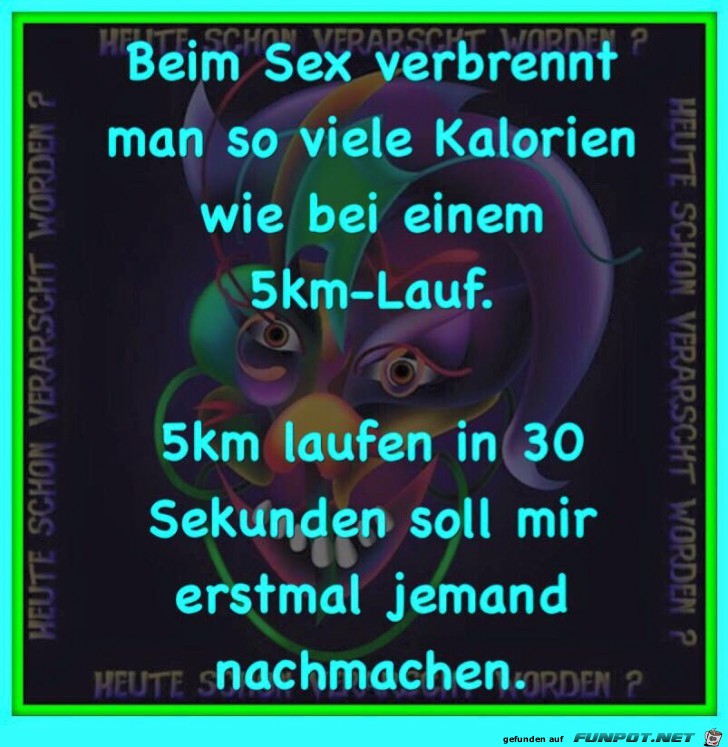 Beim Sex verbrennt man Kalorien