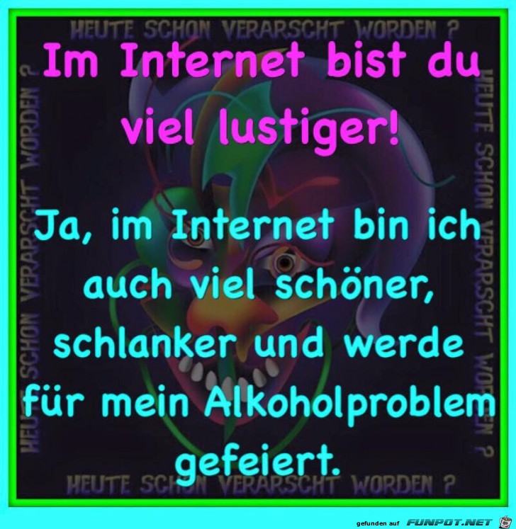 Im Internet...